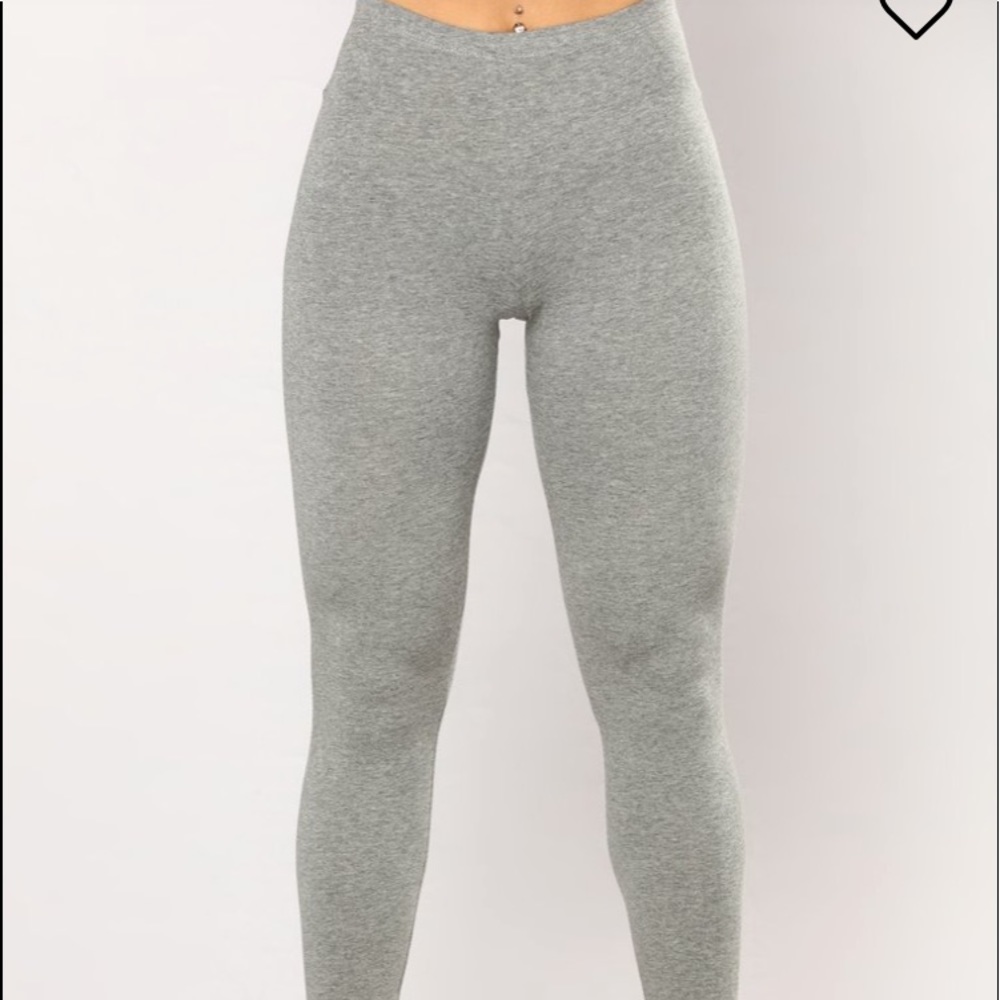 fashionnova essential grey leggings